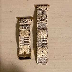 Recycled Louis Vuitton Apple Watch band